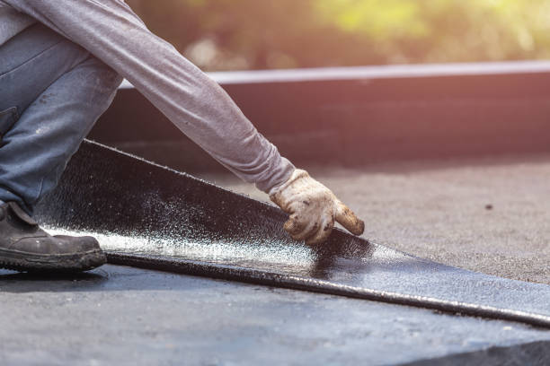 Professional Basement Waterproofing technician working in Mount Royal, NJ